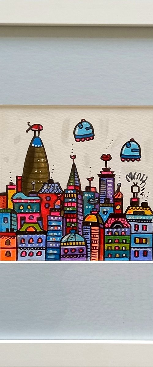 A Vibrant Imaginary London by Maria Luisa  Azzini