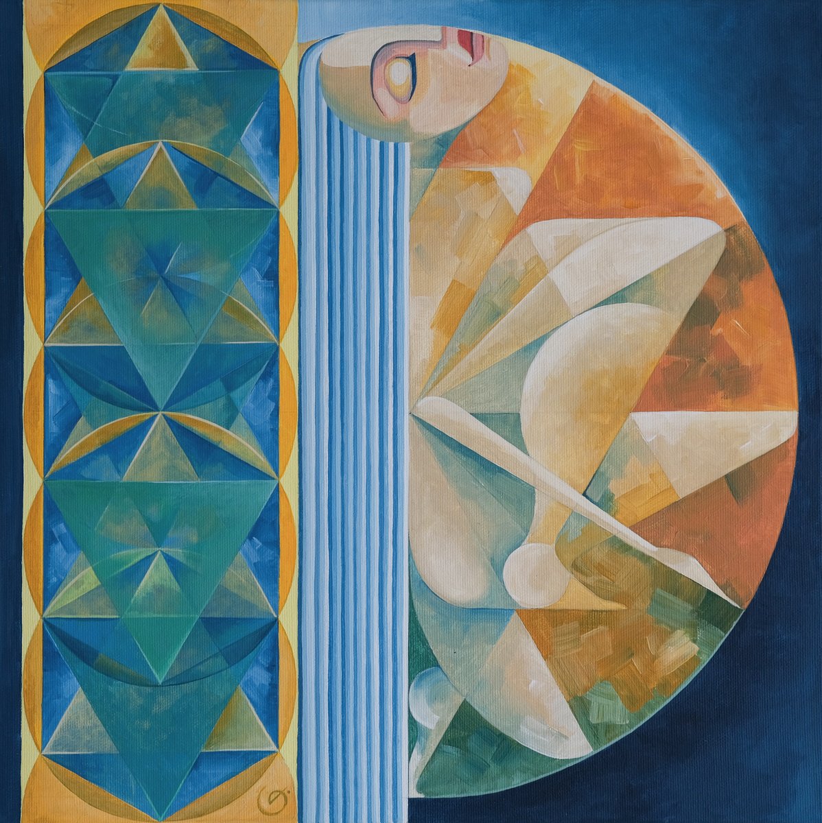 Ornament - Time By Tetiana Gryshchenko, 25 X 25, Artwork For Sale On Artfinder