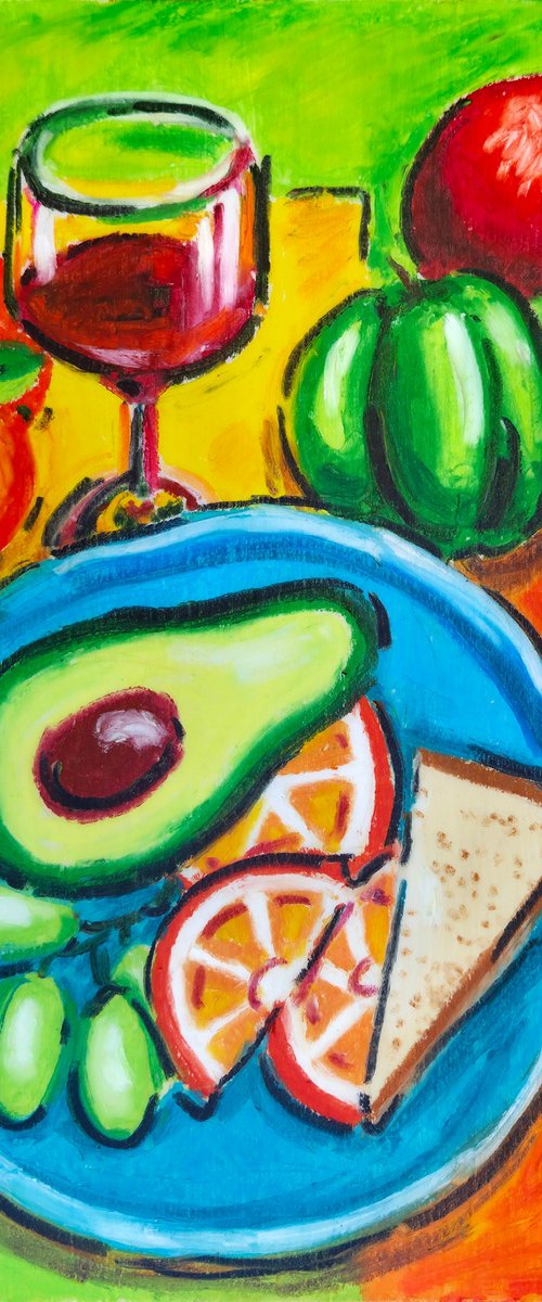 Green Breakfast by Yanina Tuyman