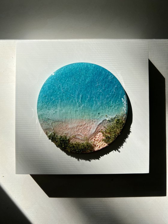 Breathe in - Miniature ocean painting