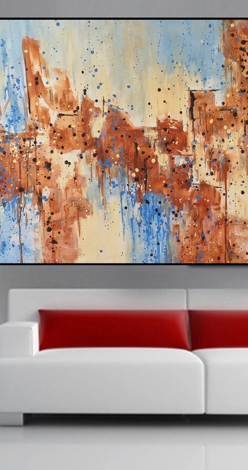 Abstract acrylic by M.Y. by Max Yaskin