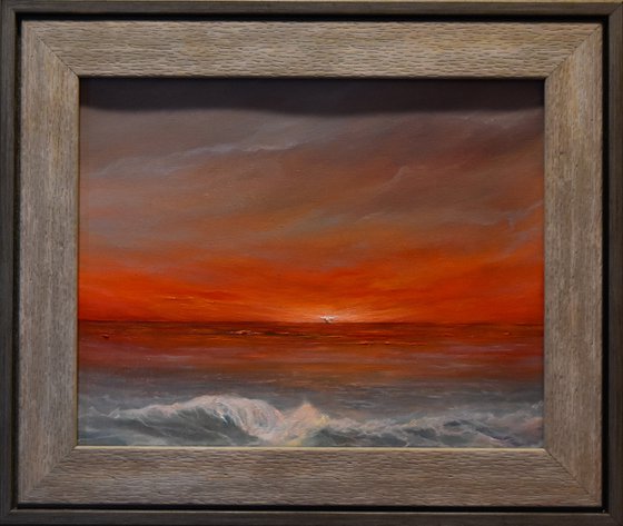 Tangerine Skies Seascape