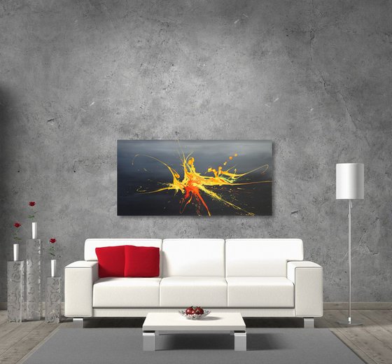 Lava In Space (Spirits Of Skies 098165) - 140 x 70 cm - XXL (56 x 28 inches)