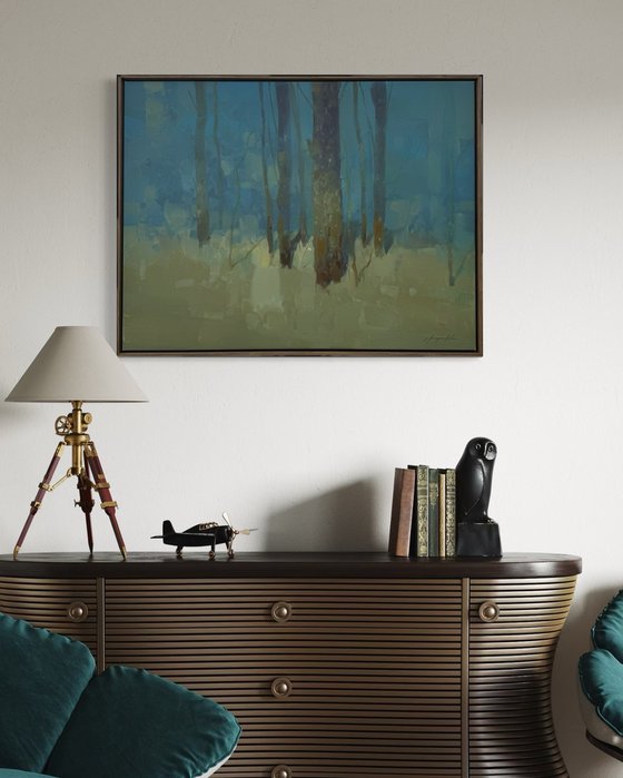 Trees in Turquoise