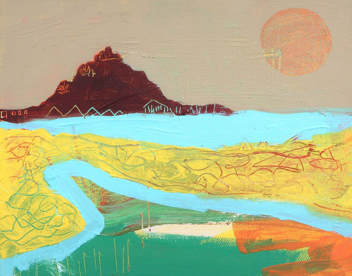  Mounts Bay By Suzie Cumming, 11 X 9, Artwork For Sale On Artfinder