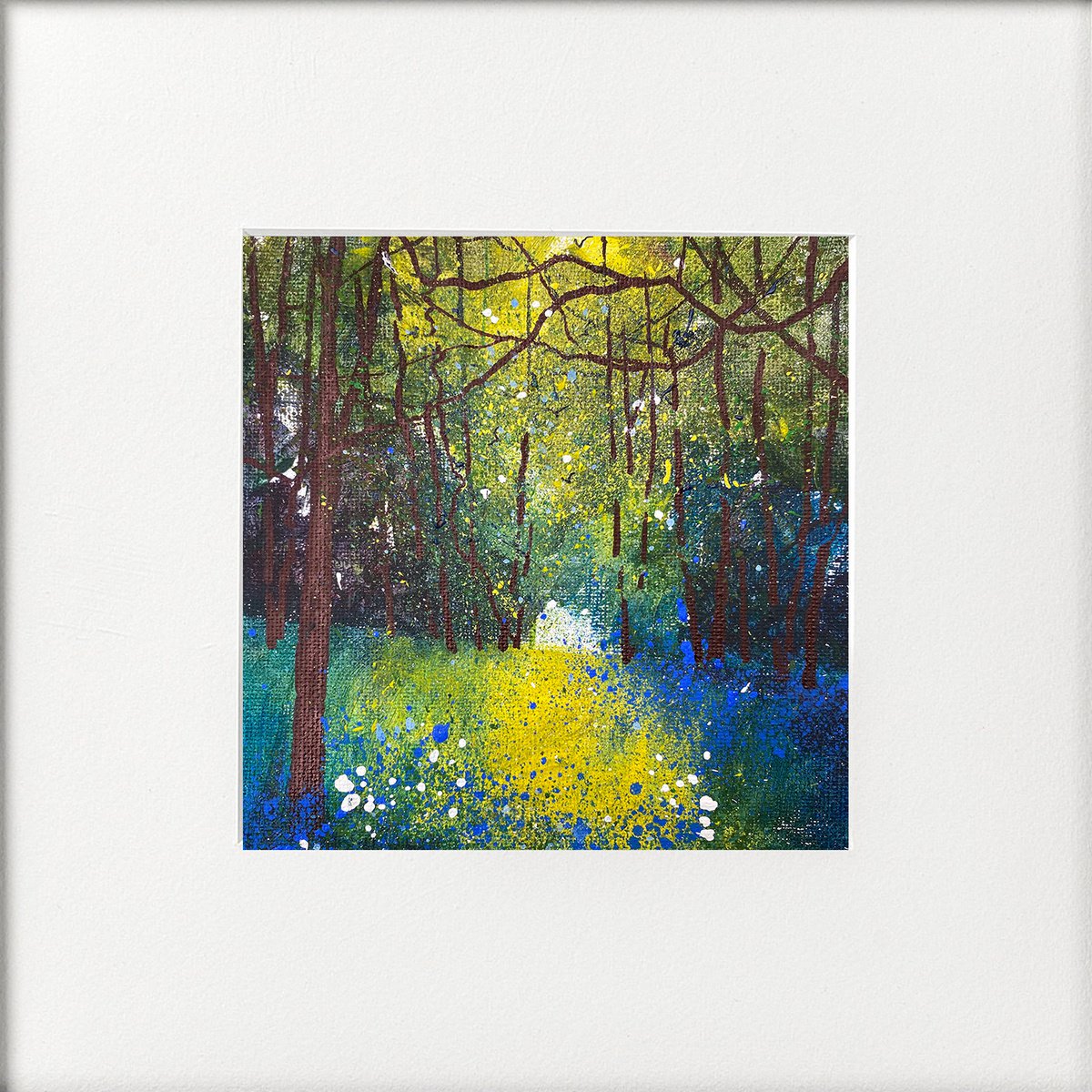 Seasons - Spring Bluebells Abundant by Teresa Tanner