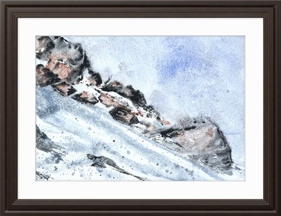 Frost in the mountains