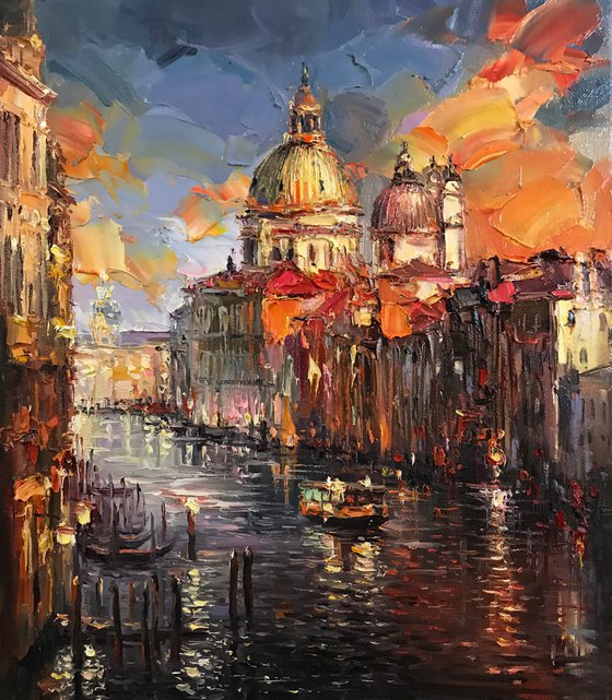 "Venice" original oil painting