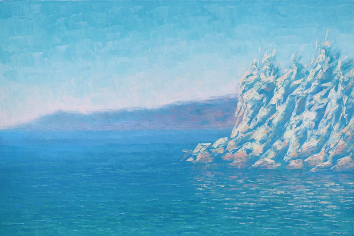 Cliff seacoast by Vitalii Konoval