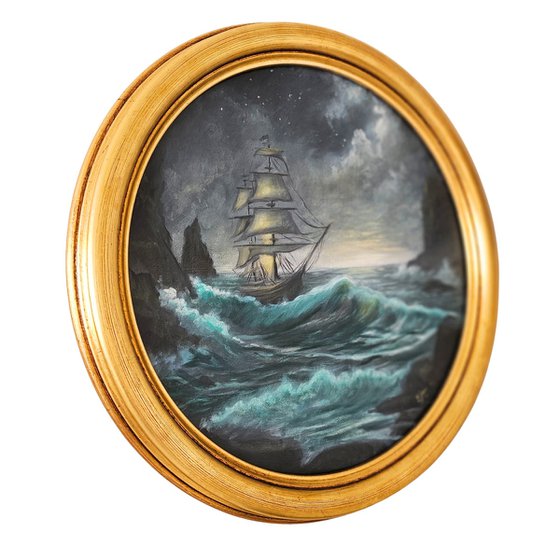 Tempest, oil painting