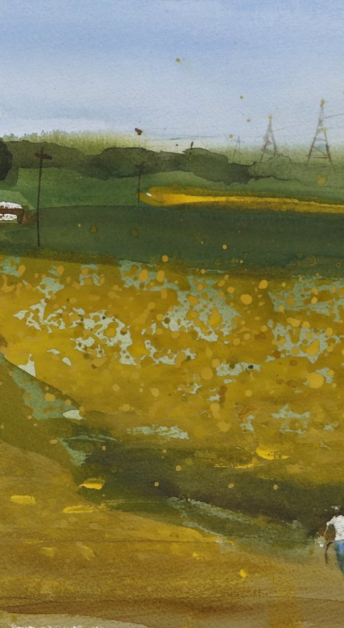 Fleeting gimpse_ mustard yellow 1 by Prashant Prabhu