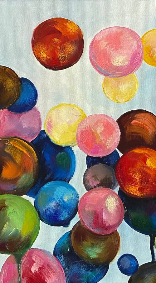 Colorful Balls by Junija (Yuna) Galejeva
