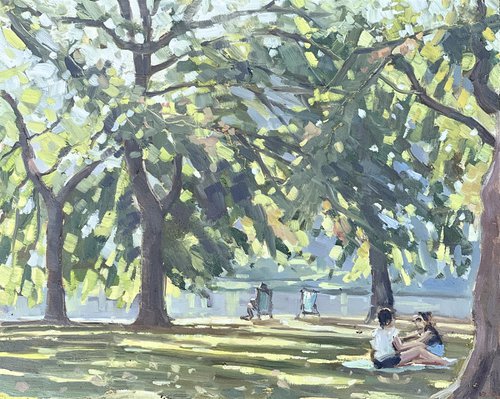 St James' Park, end of summer by Louise Gillard