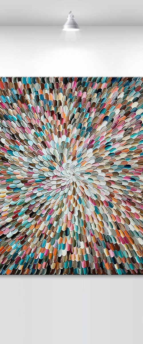 ‘Grounded VI' - 60x36" by Tatiana Georgieva