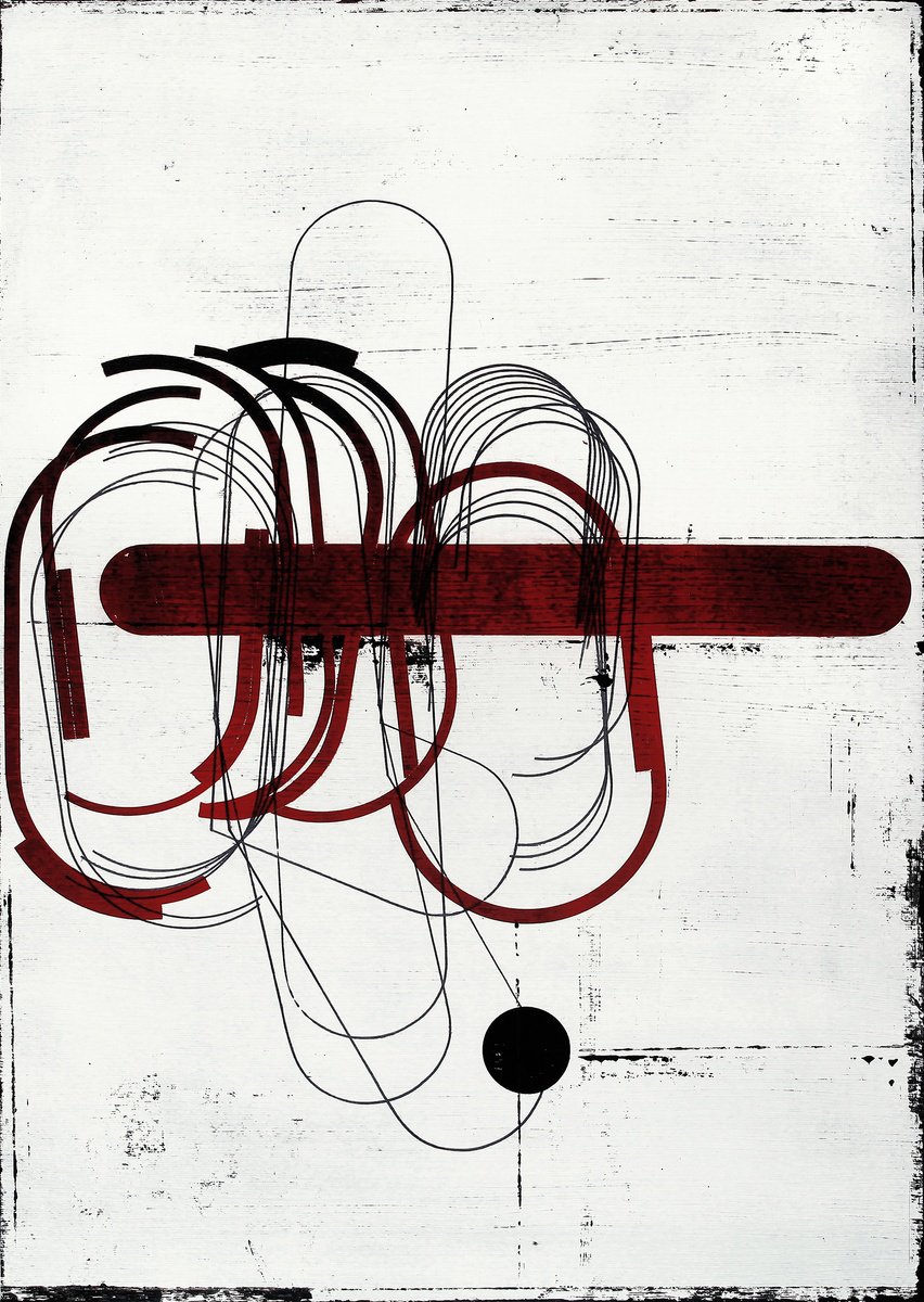 Expressive Painting , Towards The Horizon 10. By Petr Strnad, 20 X 28, Artwork For Sale On Artfinder