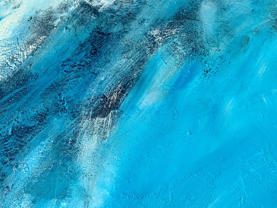 Atlantic crossing XXL No. 5221 Abstract in blue