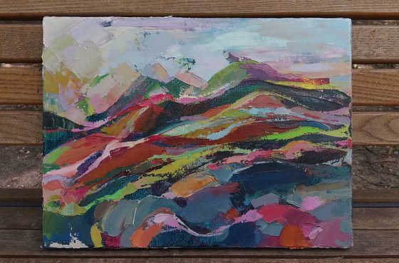 Magical summer mountains