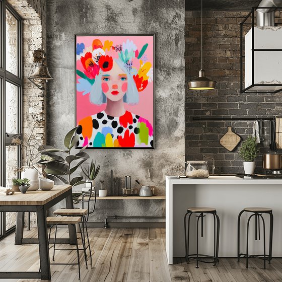 Girl with blonde hair