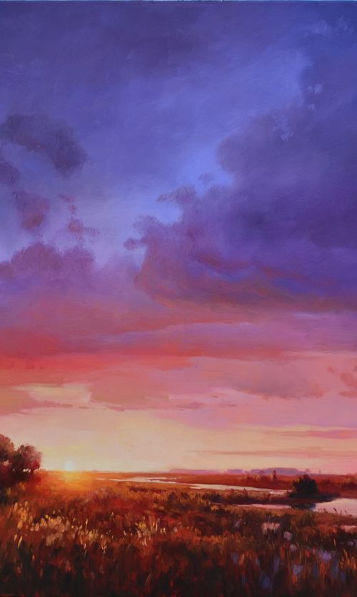 Pink sunset by Ruslan Kiprych