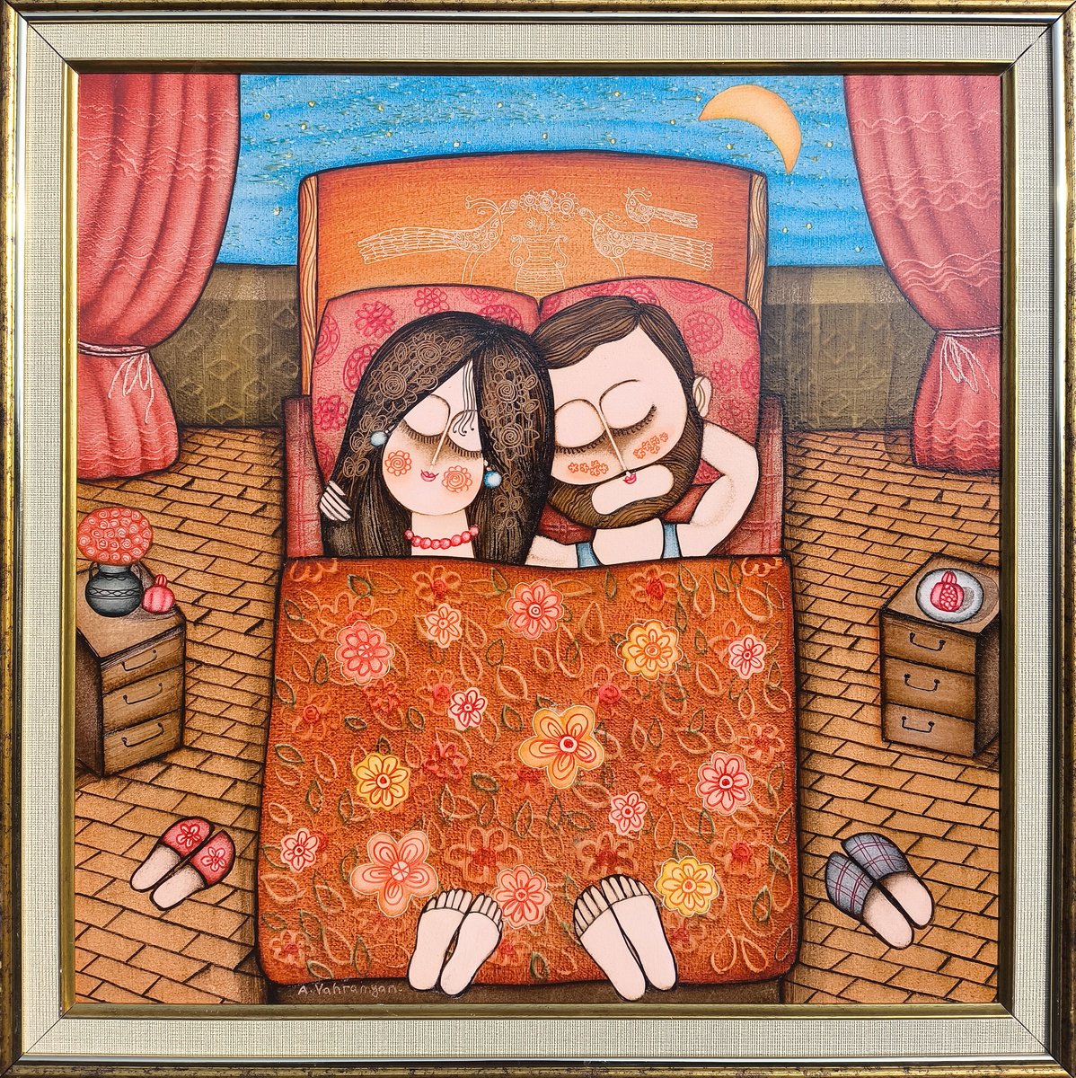 Dreaming Together By Armen Vahramyan, 22 X 22, Artwork For Sale On Artfinder