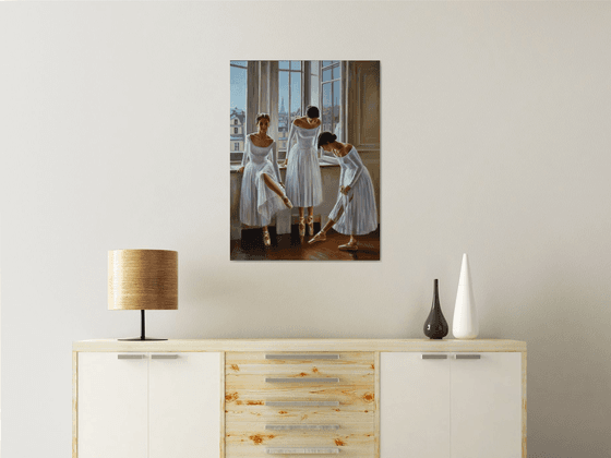 Au studio de danse