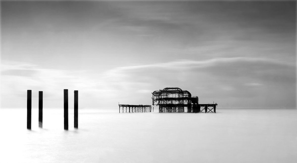Brighton West Pier by DAVID SLADE