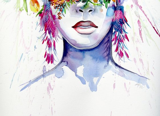 Dreaming girl