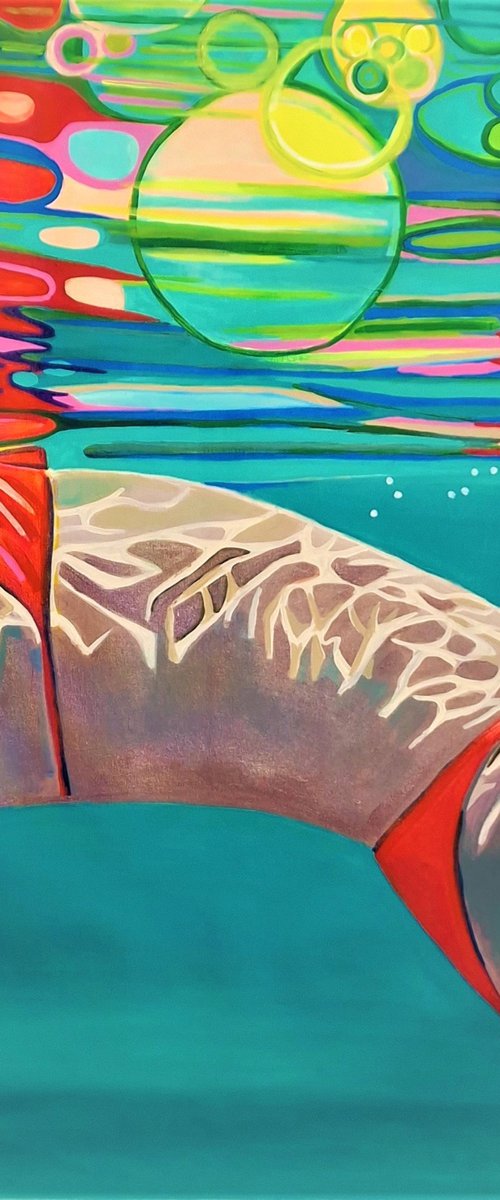 Underwater Mint Green by Alexandra Djokic