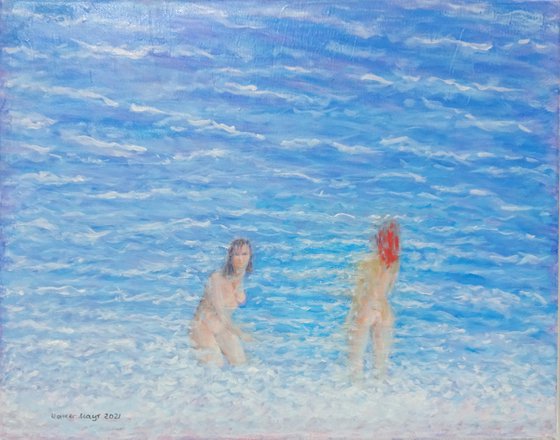 Two Women At The Beach