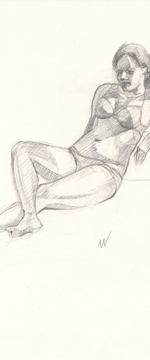 Sketch of Human body. Woman.82 by Mag Verkhovets