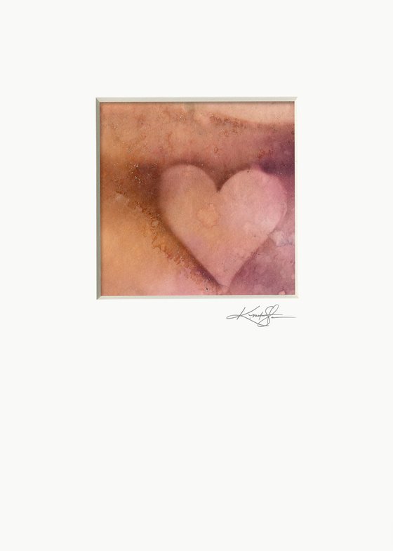 Love Unfolding Collection 2 - 3 Heart Paintings by Kathy Morton Stanion