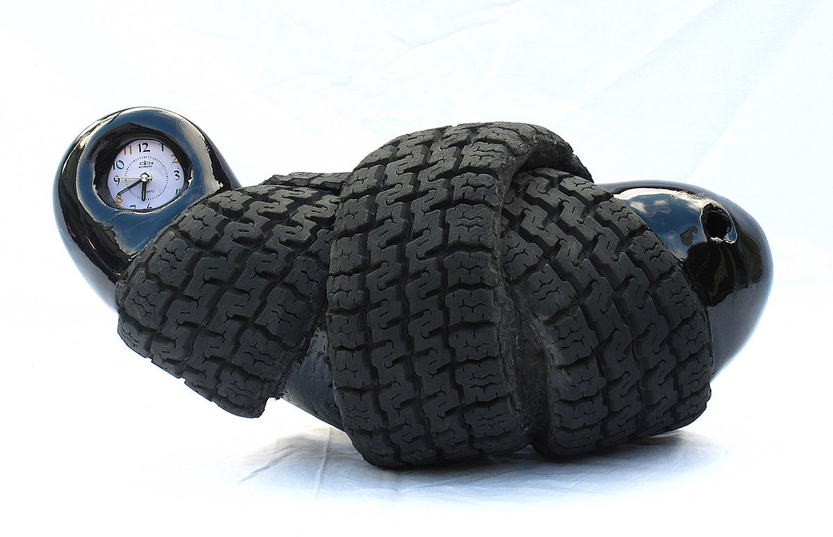 Still Life Sculpture By Antonio Mele, 20 X 9, Fish Time, Original Artwork