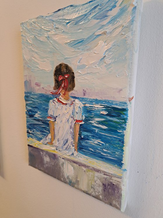 Girl and sea