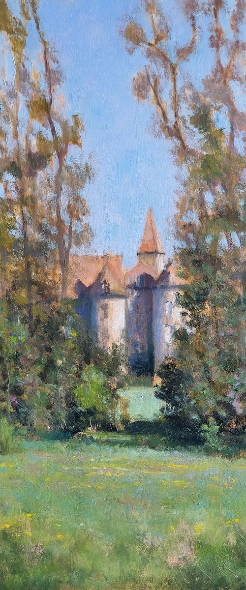 Pommiers-en-Forez Castle by Pascal Giroud