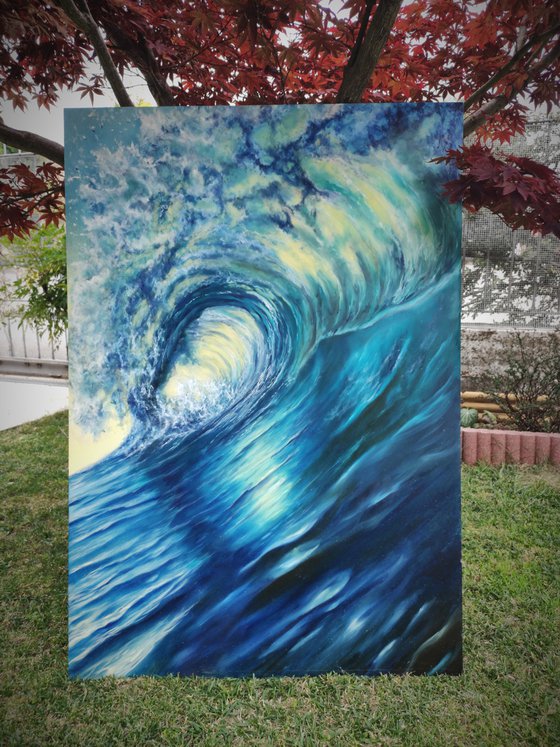 Don't bring me down, wave painting