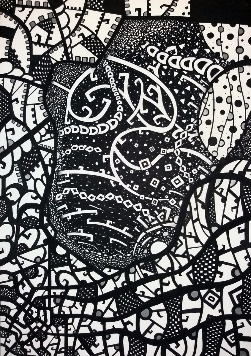 Abstract Acrylic Painting By Riccardo Ticco Capparella, 28 X 39", Starlight #2, Original Artwork