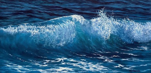 Turquoise wave by Olga Kurbanova