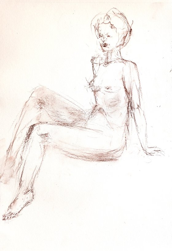 Seated Figure Sketch