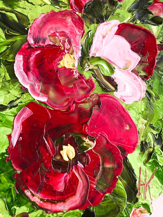 Mallow Hollyhock Painting