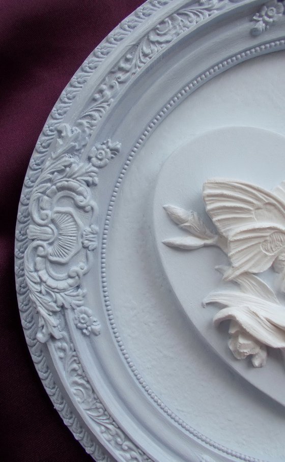 "Tender heart, rose and owl"