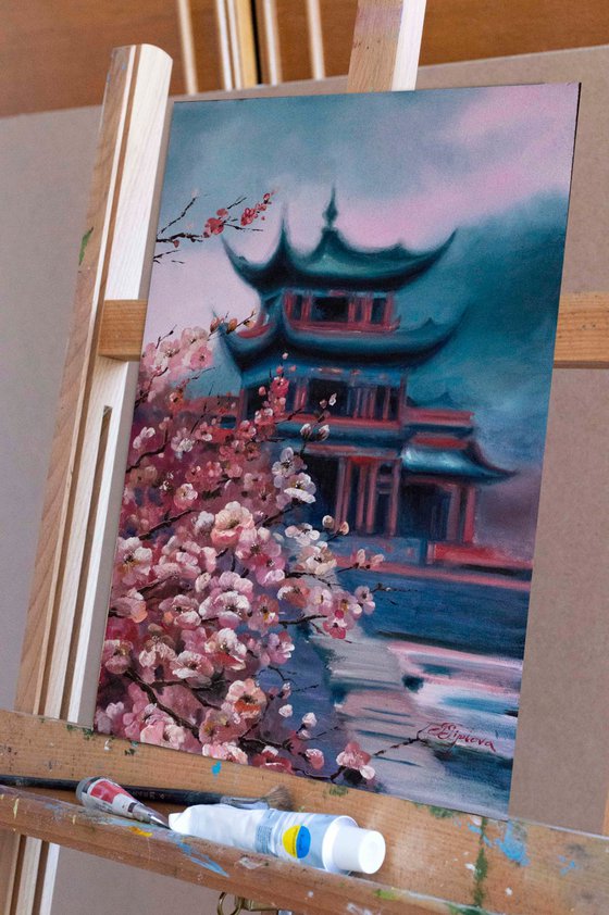 IN A JAPANESE GARDEN