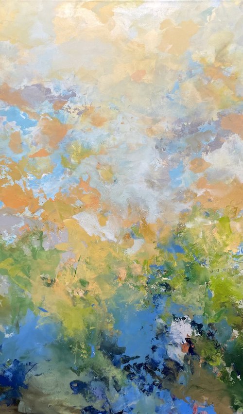 Abstractive landscape by Miri Baruch