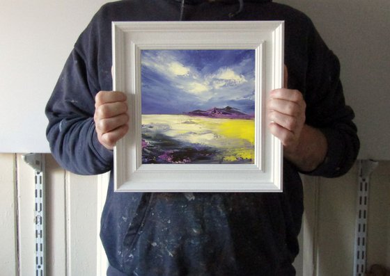 Hebridean Tranquillity, Scottish island coastal landscape painting