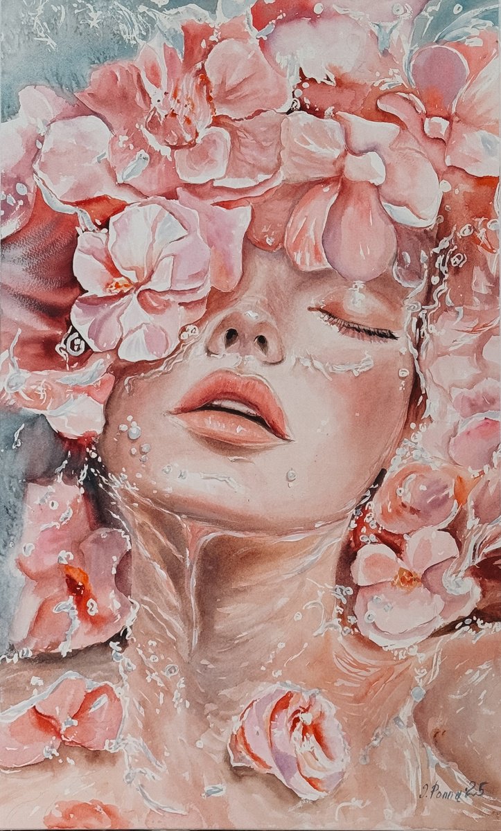 Surrealistic Watercolour , Feelings By Irina Ponna, 17 X 28, Artwork For Sale On Artfinder