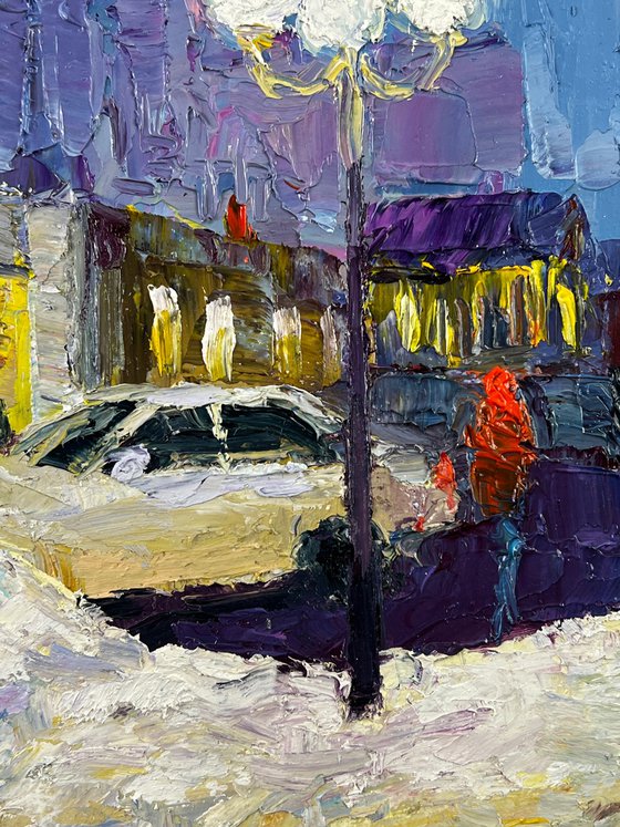 Winter Evening in the City
