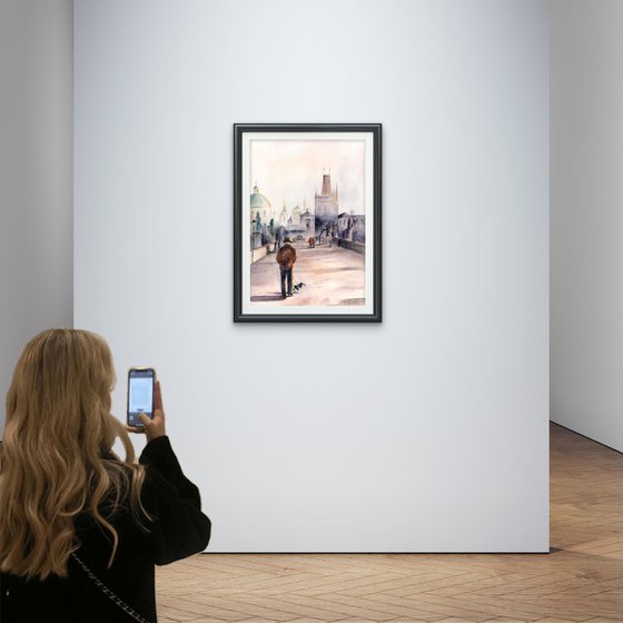 Morning Walk on Charles Bridge