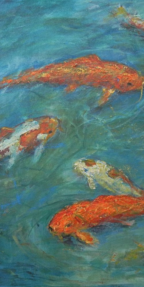 Koi Pond 36x30 by BenWill