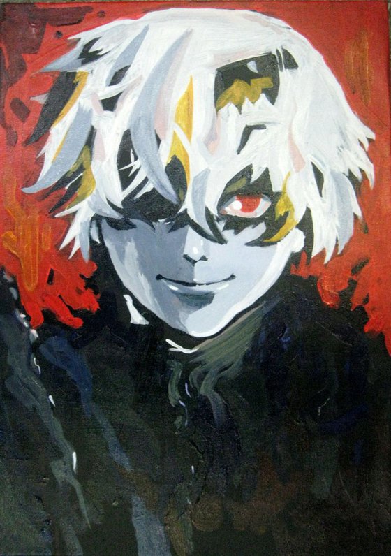 Kaneki Ken, originally painting 50x70cm