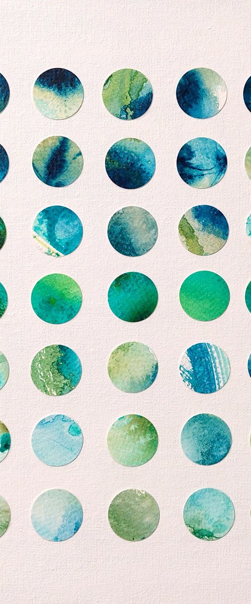 Aquatic Circles I by Cecilia Marranita