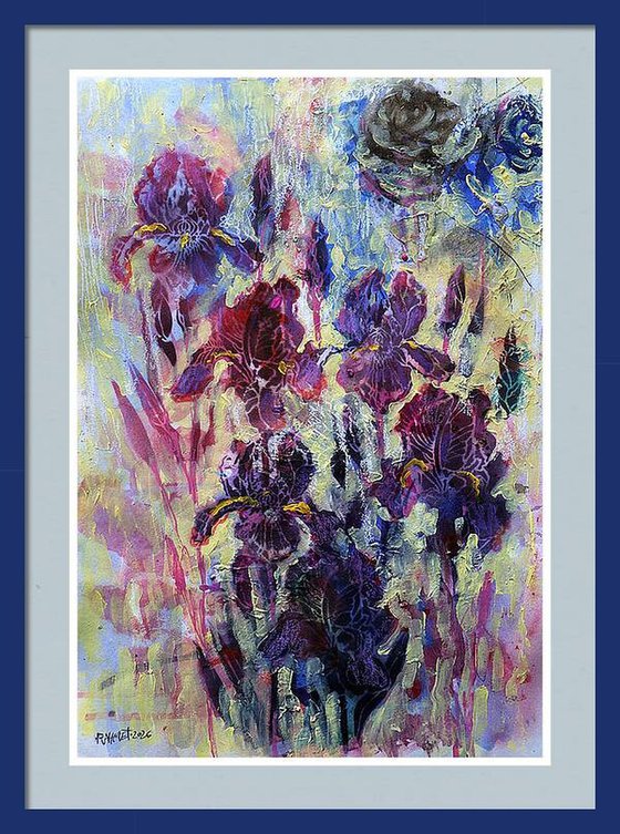 Fantasy with Flowers 339: paper 59x42cm